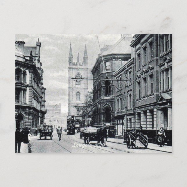 Old Postcard - Lowgate, Hull, Yorkshire (Front)