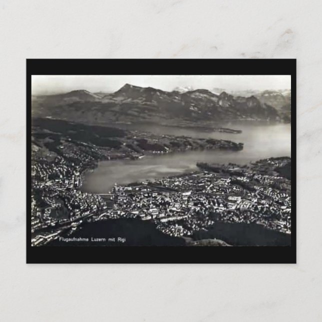 Old Postcard - Lucerne, Switzerland. (Front)