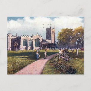 Old Postcard - Luton Parish Church