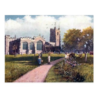 Old Postcard - Luton Parish Church