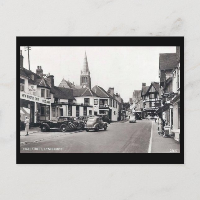 Old Postcard - Lyndhurst, Hampshire (Front)