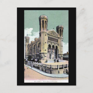Old Postcard - Lyon, France (Notre-Dame de Fourvie