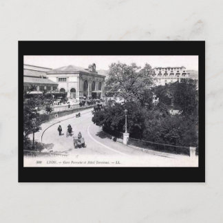 Old Postcard - Lyon, Gare Perrache
