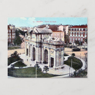 Old Postcard - Madrid, Spain