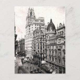 Old Postcard - Madrid, Spain