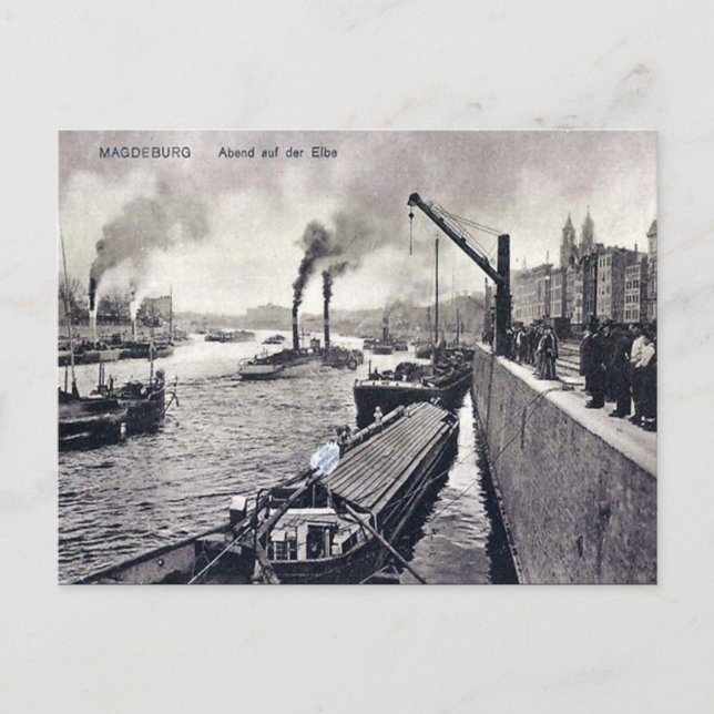 Old Postcard - Magdeburg, Germany (Front)
