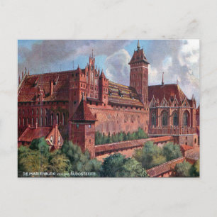 Old Postcard - Malbork/Marienburg, Poland