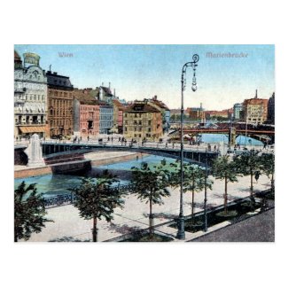 Old Postcard - Marienbrucke, Wien