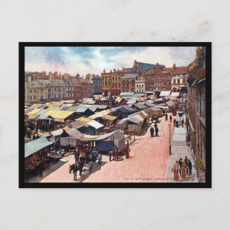 Old Postcard - Market Place, Northampton