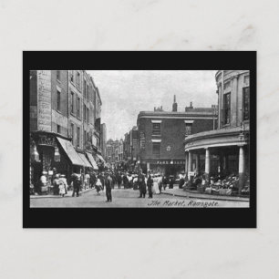 Old Postcard - Market, Ramsgate, Kent