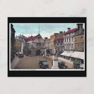 Old Postcard - Market Square, Shrewsbury