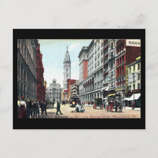 Old Postcard, Market St, Philadelphia, in 1909 Postcard