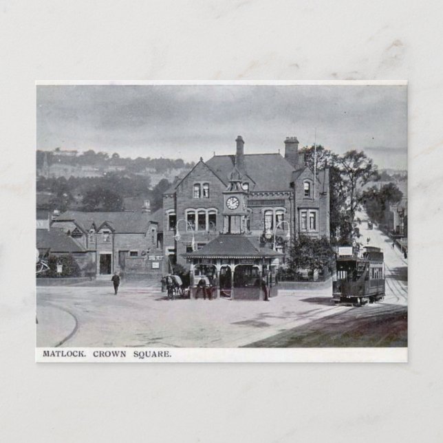 Old Postcard - Matlock, Derbyshire (Front)