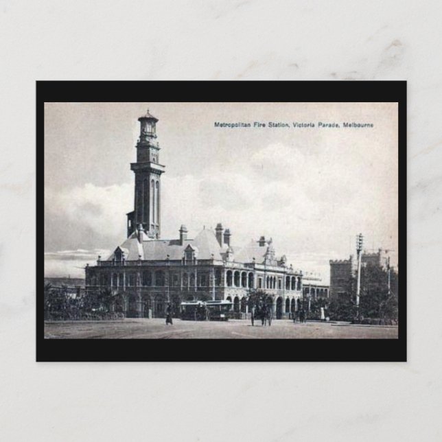 Old Postcard - Melbourne, Australia (Front)