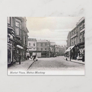 Old Postcard - Melton Mowbray, Leicestershire