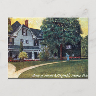 Old Postcard - Mentor Ohio, Garfield's House