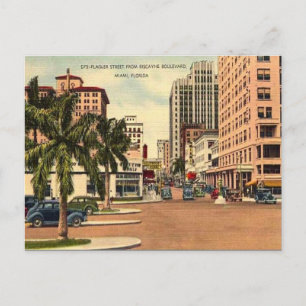 Old Postcard - Miami, Florida, USA