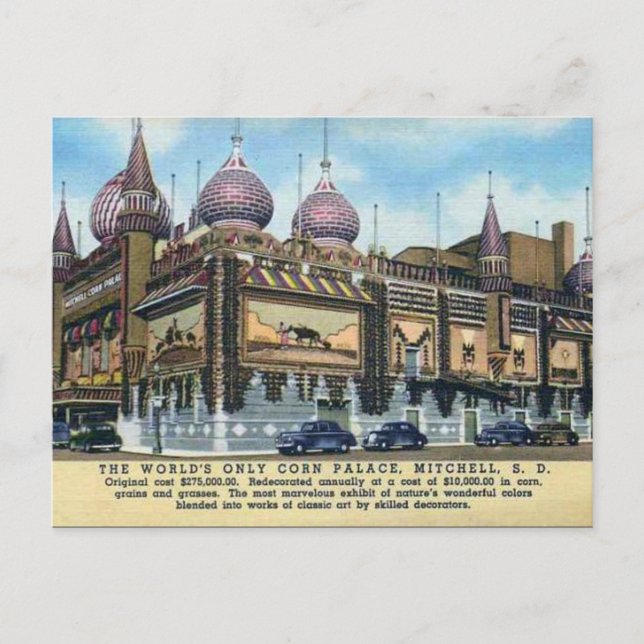 Old Postcard - Mitchell, South Dakota (Front)