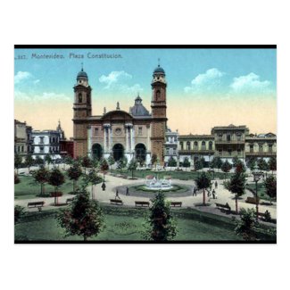 Old Postcard - Montevideo, Uruguay