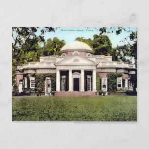 Old Postcard - Monticello, Virginia, USA