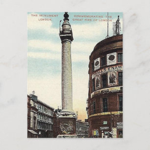 Old Postcard - Monument, City of London