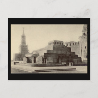 Old Postcard - Moscow, Red Square, Lenin's Tomb