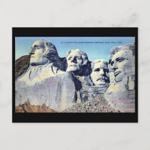 Old Postcard - Mount Rushmore, South Dakota