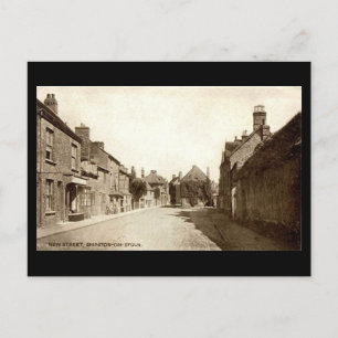 Old Postcard, New St, Shipston-on-Stour, Warwicksh Postcard