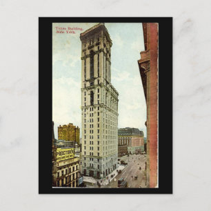 Old Postcard - New York City, Times Building