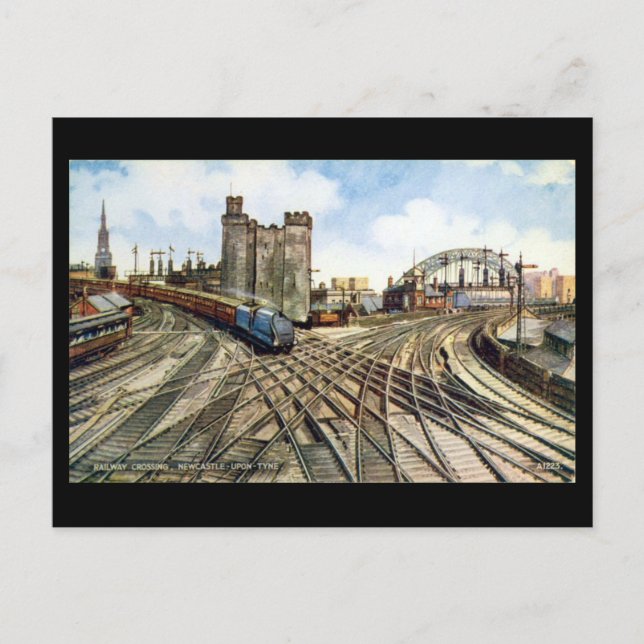 Old Postcard - Newcastle-on-Tyne (Front)