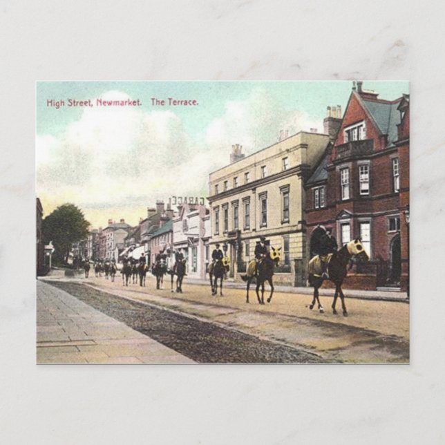 Old Postcard - Newmarket, Suffolk (Front)