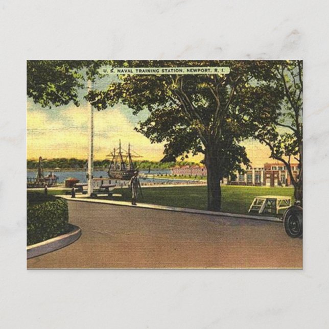 Old Postcard - Newport, Rhode Island, USA (Front)