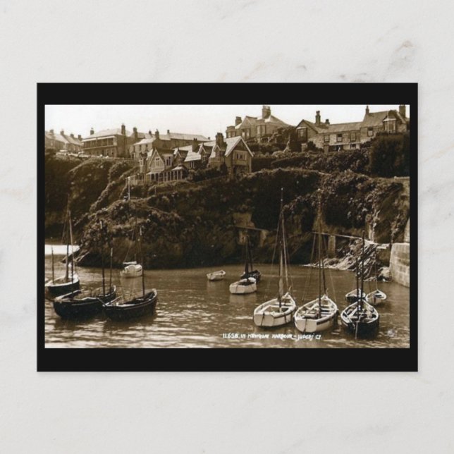 Old Postcard - Newquay, Cornwall (Front)