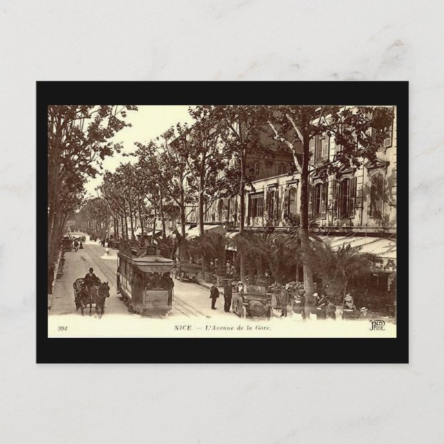Old Postcard - Nice, France (Front)