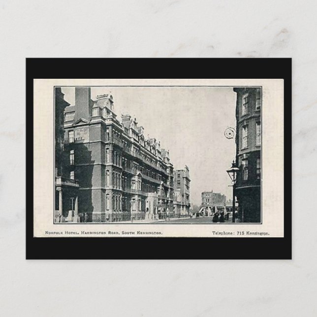 Old Postcard - Norfolk Hotel, South Kensington, Lo (Front)