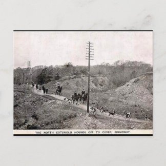 Old Postcard - North Cotswolds Hunt, Broadway