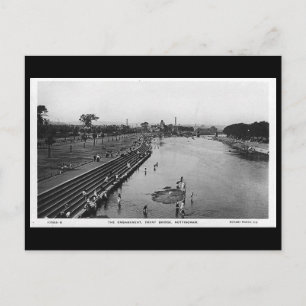 Old Postcard - Nottingham, Trent Bridge