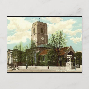 Old Postcard - Old Church, Chelsea, London