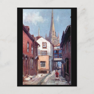 Old Postcard - Old Passage, Shrewsbury, Shropshire