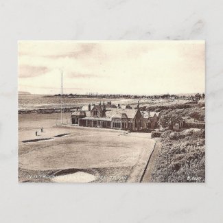 Old Postcard - Old Troon Golf Course