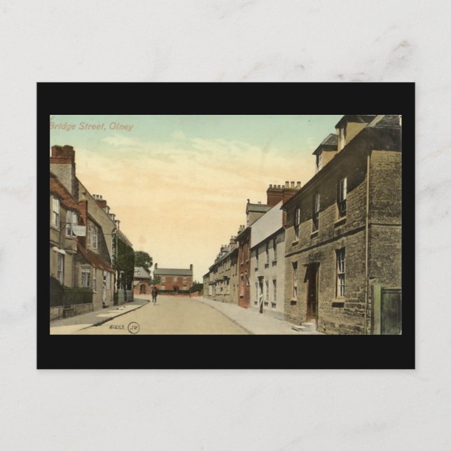 Old Postcard - Olney, Buckinghamshire (Front)