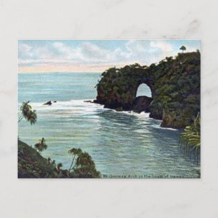 Old Postcard - Onomea Arch, Hawaii