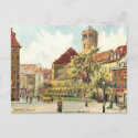 Old Postcard - Opernplatz, Bayreuth, Germany