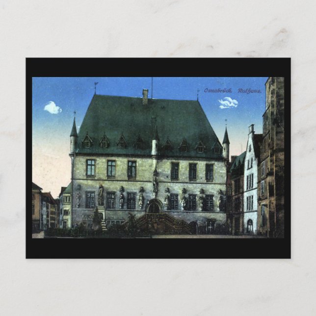Old Postcard - Osnabrück, Germany (Front)