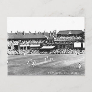 Old Postcard - Oval Cricket Ground, London