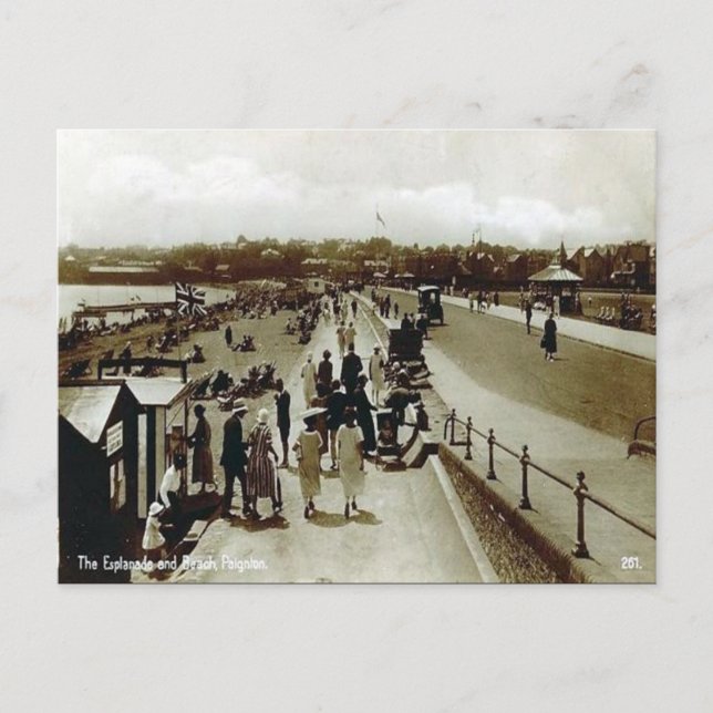 Old Postcard - Paignton, Devon (Front)