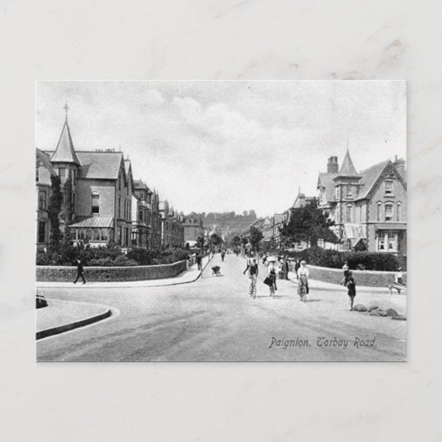 Old Postcard - Paignton, Devon (Front)