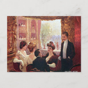 Old Postcard - Paris Opera - Une Loge