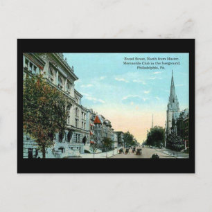 Old Postcard - Philadelphia, Broad Street