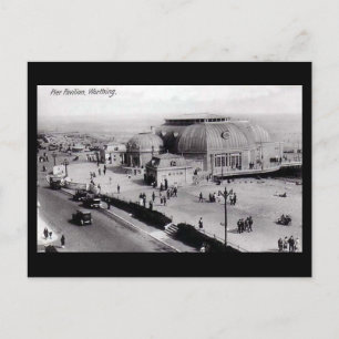 Old Postcard, Pier Pavilion, Worthing, Sussex Postcard